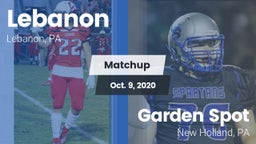 Matchup: Lebanon vs. Garden Spot  2020