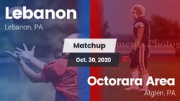 Matchup: Lebanon vs. Octorara Area  2020