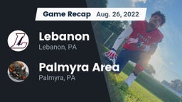 Recap: Lebanon  vs. Palmyra Area  2022