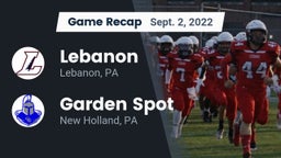 Recap: Lebanon  vs. Garden Spot  2022