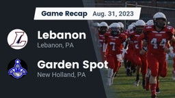 Recap: Lebanon  vs. Garden Spot  2023