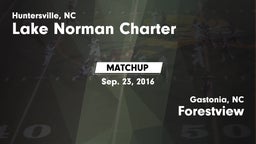 Matchup: Lake Norman Charter vs. Forestview  2016