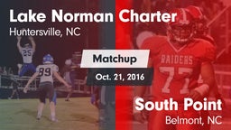 Matchup: Lake Norman Charter vs. South Point  2016