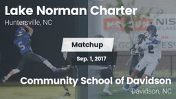 Matchup: Lake Norman Charter vs. Community School of Davidson 2017