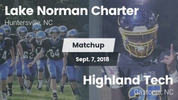 Matchup: Lake Norman Charter vs. Highland Tech  2018