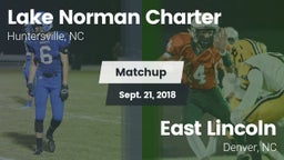Matchup: Lake Norman Charter vs. East Lincoln  2018
