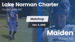 Matchup: Lake Norman Charter vs. Maiden  2018