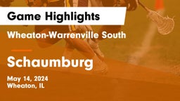 Wheaton-Warrenville South  vs Schaumburg  Game Highlights - May 14, 2024
