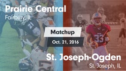 Matchup: Prairie Central vs. St. Joseph-Ogden  2016