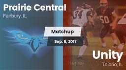 Matchup: Prairie Central vs. Unity  2017