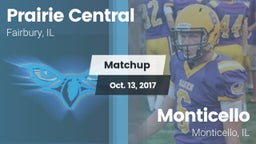 Matchup: Prairie Central vs. Monticello  2017