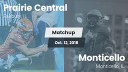 Matchup: Prairie Central vs. Monticello  2018
