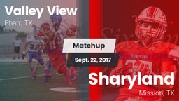 Matchup: Valley View vs. Sharyland  2017