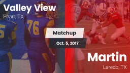 Matchup: Valley View vs. Martin  2017