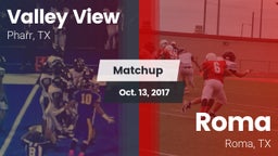 Matchup: Valley View vs. Roma  2017
