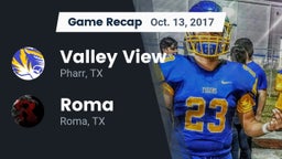 Recap: Valley View  vs. Roma  2017
