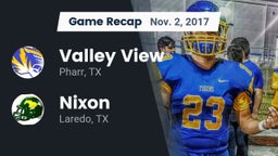 Recap: Valley View  vs. Nixon  2017