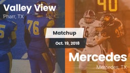 Matchup: Valley View vs. Mercedes  2018