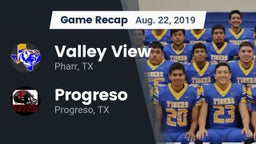 Recap: Valley View  vs. Progreso  2019