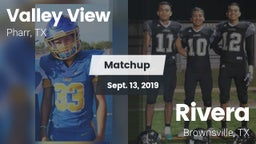 Matchup: Valley View vs. Rivera  2019