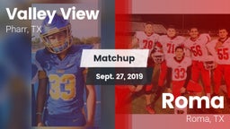 Matchup: Valley View vs. Roma  2019