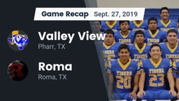 Recap: Valley View  vs. Roma  2019