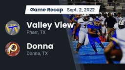 Recap: Valley View  vs. Donna  2022