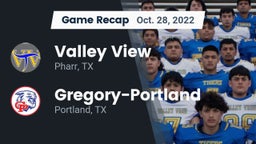 Recap: Valley View  vs. Gregory-Portland  2022