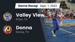 Recap: Valley View  vs. Donna  2023