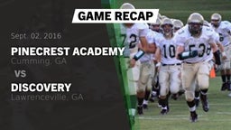 Recap: Pinecrest Academy  vs. Discovery  2016