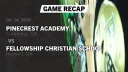 Recap: Pinecrest Academy  vs. Fellowship Christian School 2016