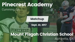 Matchup: Pinecrest Academy vs. Mount Pisgah Christian School 2017