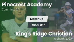 Matchup: Pinecrest Academy vs. King's Ridge Christian  2017