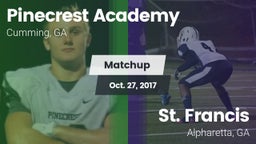 Matchup: Pinecrest Academy vs. St. Francis  2017