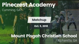 Matchup: Pinecrest Academy vs. Mount Pisgah Christian School 2018