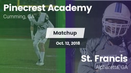Matchup: Pinecrest Academy vs. St. Francis  2018