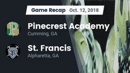 Recap: Pinecrest Academy  vs. St. Francis  2018