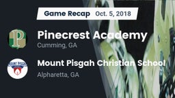 Recap: Pinecrest Academy  vs. Mount Pisgah Christian School 2018
