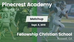 Matchup: Pinecrest Academy vs. Fellowship Christian School 2019