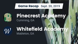 Recap: Pinecrest Academy  vs. Whitefield Academy 2019