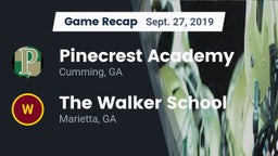 Recap: Pinecrest Academy  vs. The Walker School 2019