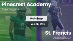 Matchup: Pinecrest Academy vs. St. Francis  2019
