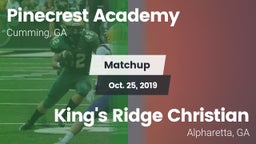 Matchup: Pinecrest Academy vs. King's Ridge Christian  2019