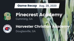 Recap: Pinecrest Academy  vs. Harvester Christian Academy  2020