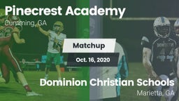 Matchup: Pinecrest Academy vs. Dominion Christian Schools 2020