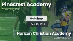 Matchup: Pinecrest Academy vs. Horizon Christian Academy  2020