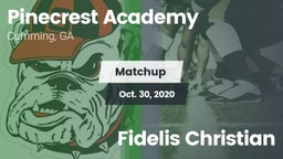 Matchup: Pinecrest Academy vs. Fidelis Christian 2020