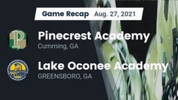 Recap: Pinecrest Academy  vs. Lake Oconee Academy 2021
