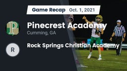 Recap: Pinecrest Academy  vs. Rock Springs Christian Academy 2021