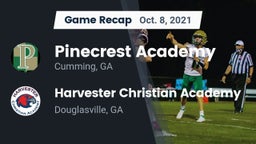 Recap: Pinecrest Academy  vs. Harvester Christian Academy  2021